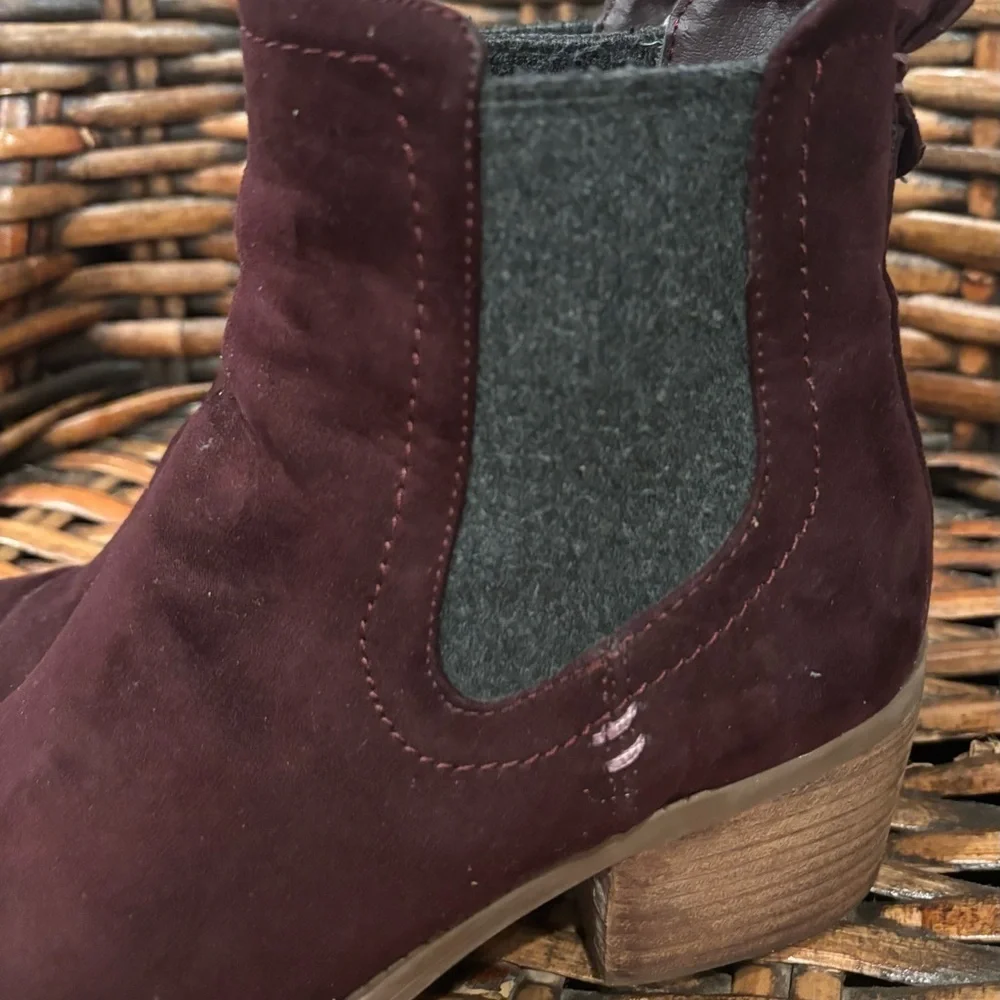 DV by Dolce Vita Burgundy Ankle Boots